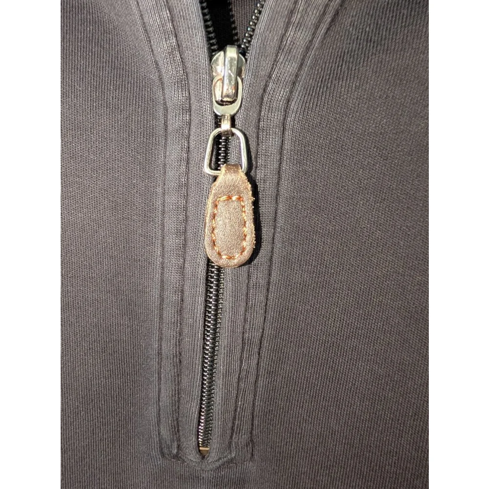 Tommy Bahama Black Quarter-Zip Sweater Men's XXL